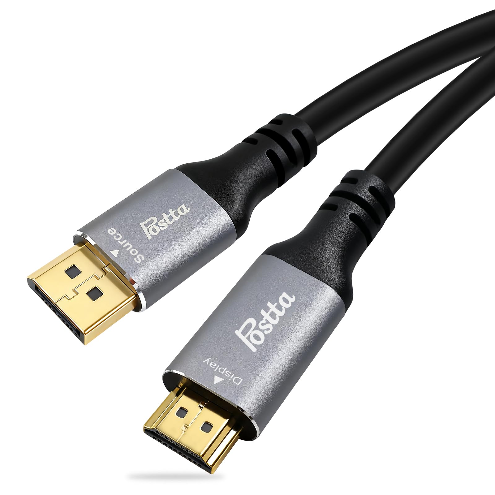 Amazon | Postta DisplayPort-HDMI変換ケーブル 5M 4K@60Hz DP1.2